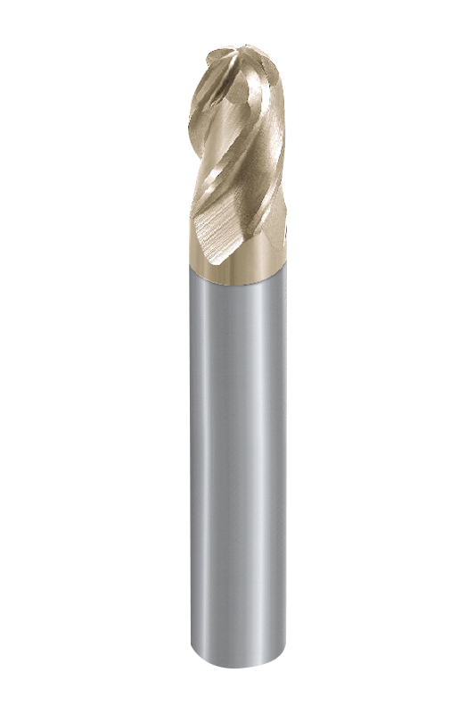 ماشینکاری آلیاژ تیتانیوم 4 آسیاب انتهای دماغه توپ فلوت